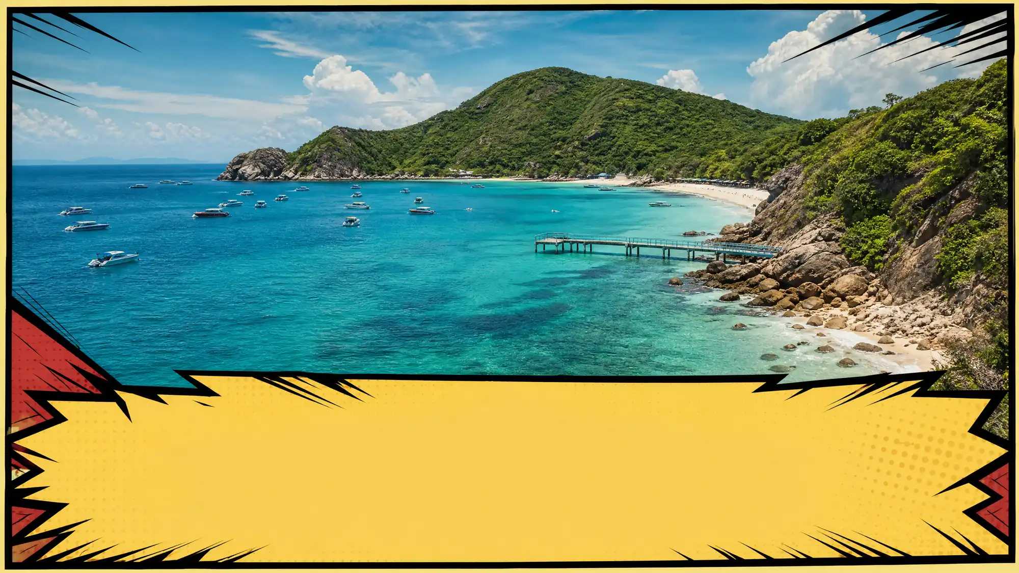 Koh Larn si trova a 7.5 chilometri al largo della costa di Pattaya. Puoi raggiungere l'isola con un traghetto pubblico o prenotare un tour organizzato di un giorno.